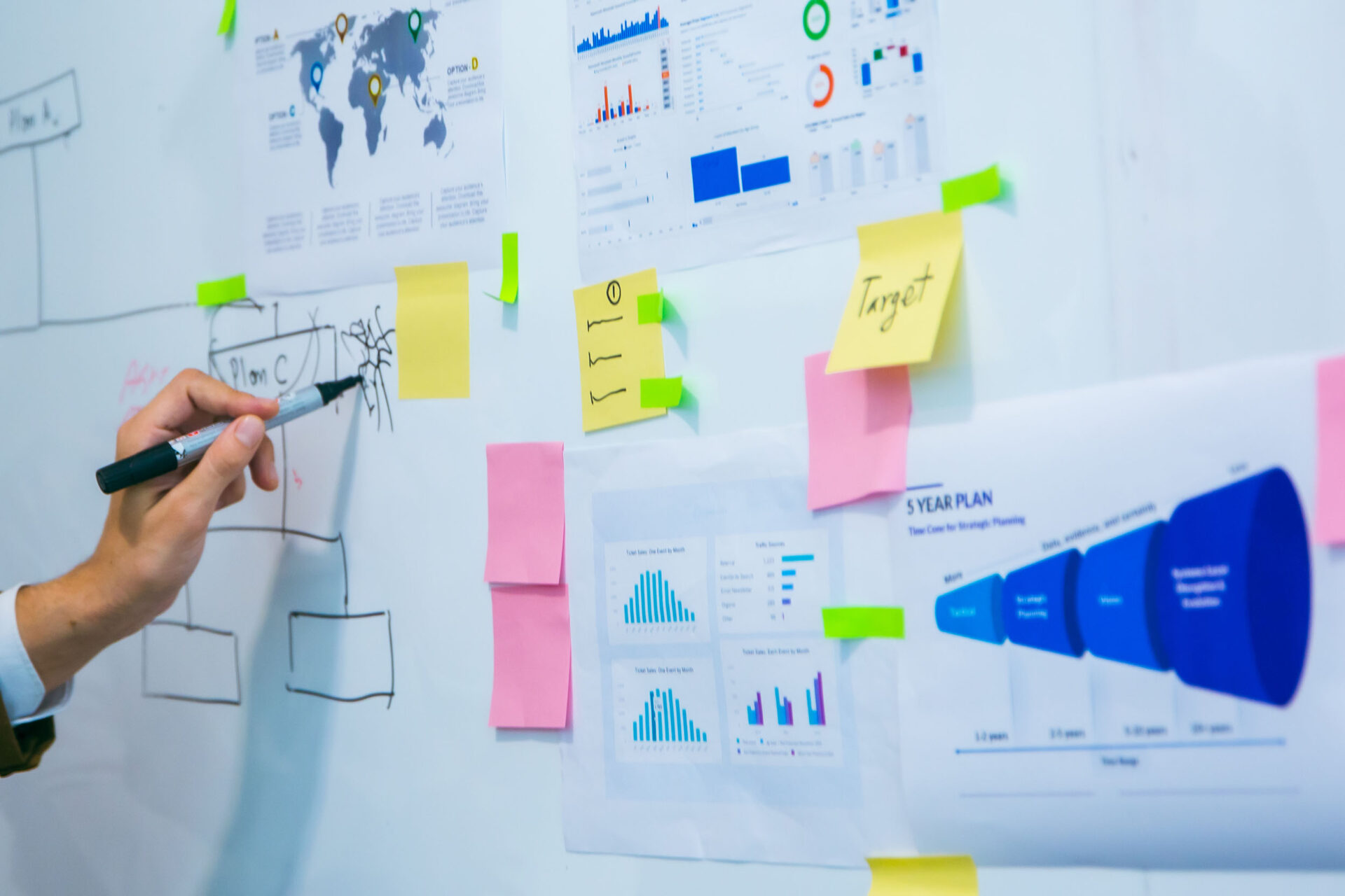 AI marketing strategy visualization of market signals